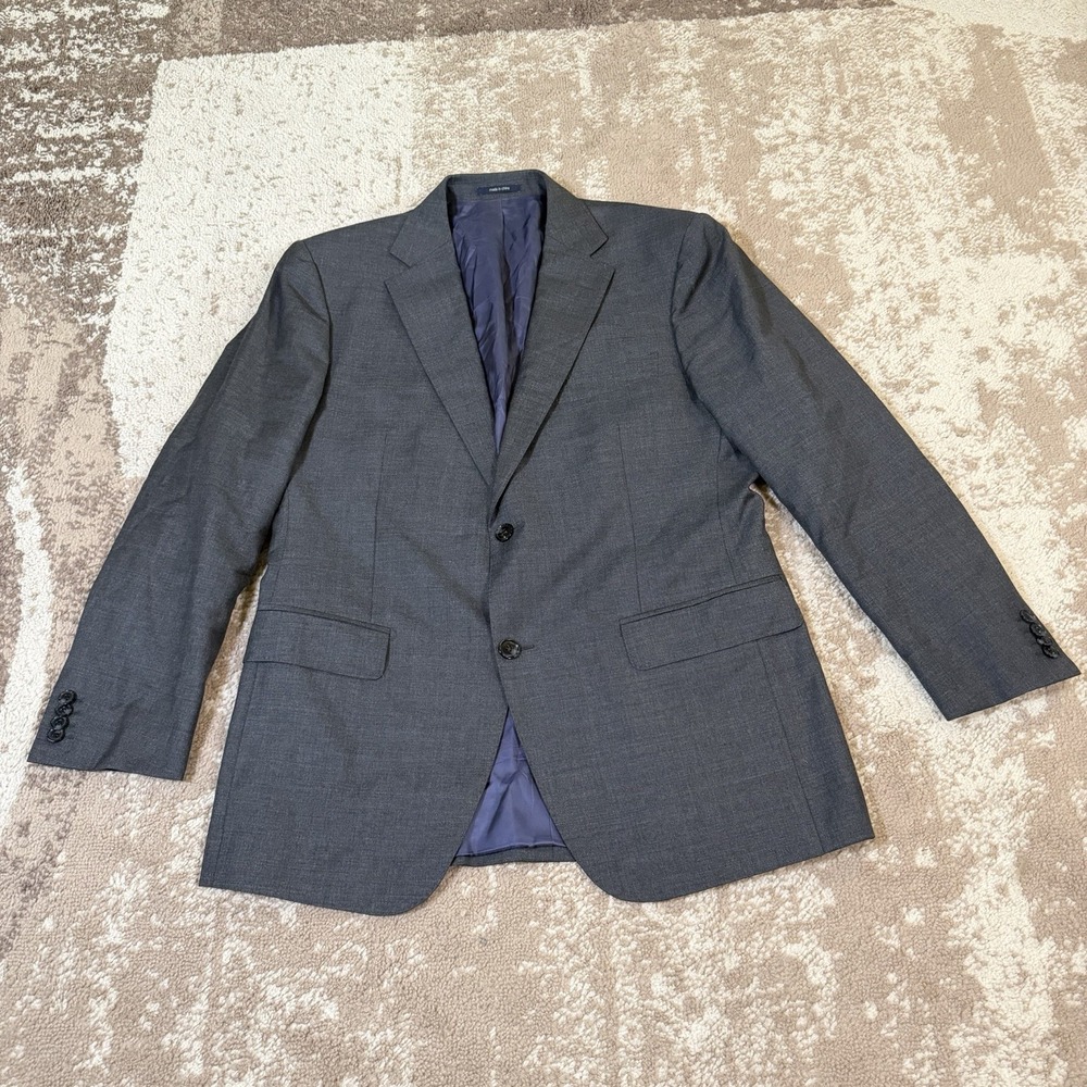 Suitsupply Napoli Int Vitale Barberis Canonico Pure Wool Blazer Mens 42R Gray